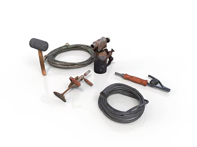 Rugged Style Hammer Tool Wire and Cable Metal Clamp Metal Rod Pliers Industrial Equipment Hardware 3d model