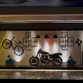 Modern Cinema Lobby With Ticket Counter Snack Bar Large Screen And Bright Lighting