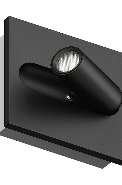 Modern Black Wall Light with Sleek Design for Indoor Lighting Decoration 3d model