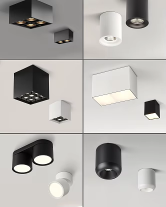 Modern Downlight Spotlight Track Light 3d model