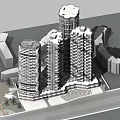 Modern High Rise Residential Building With Unique Tower Design And Urban Facade