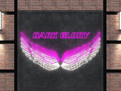 Modern Decorative Light Wings 3d model Modern Decorative Light Wings 3d model