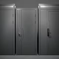 Modern Black Swing Doors With Contemporary Design And Different Styles For Home Interior