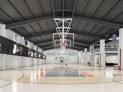 Basketball Hall 3d model