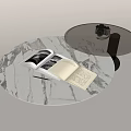 Cattelan round coffee table 3d model