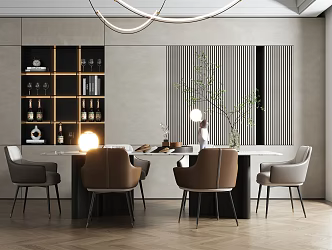 Modern Restaurant 3d model