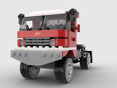 Lego LEGO toy blocks truck head truck head optimus prime 3d model