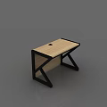 Modern Office Desks With Wooden Tops And Metal Frames In Various Designs