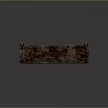 Rustic Wooden Swing Board Hanging With Metal Chains And Natural Texture