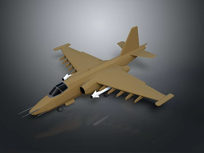 Space Shuttle Model With Detailed Wing Structure And Engine Components On Gray Background 3d model