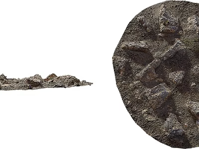 Natural Stone and Wood Materials with Textured Surfaces and Organic Patterns 3d model