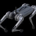 Advanced Industrial Quadruped Robot With Mechanical Legs For Inspection Work