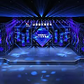 Professional Commercial Stage Lighting Equipment With Modern Design For Event Venues Setup
