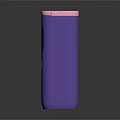 Purple Waste Bin With Pink Lid And Dual Openings For Home Use