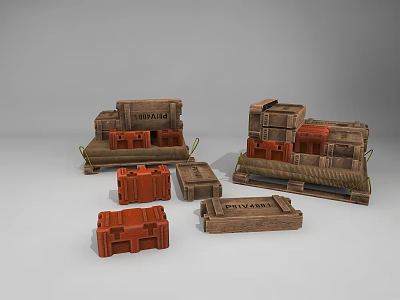 Modern Cargo Box 3d model Modern Cargo Box 3d model