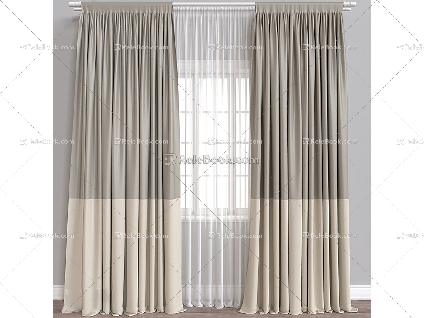 curtain gauze curtain fabric curtain model