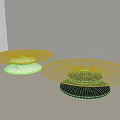 Modern Coffee Table With Glass Top And White Black Base Design