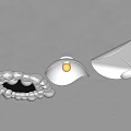 modern ceiling lamp 3d model