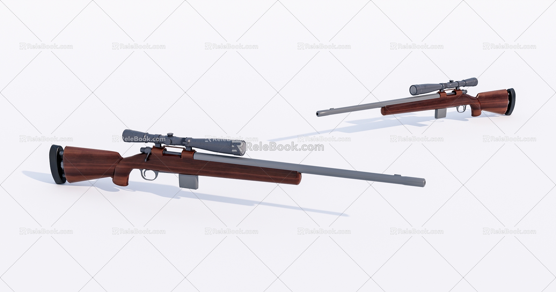 Modern Sniper Gun model