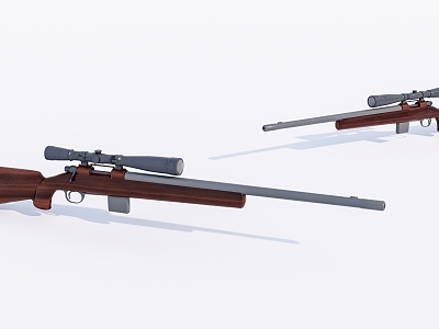 Modern Sniper Gun model