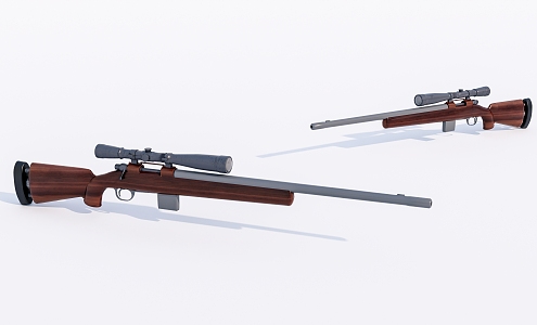 Modern Sniper Gun 3d model