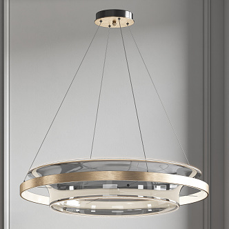 Light Luxury Chandelier 3d model