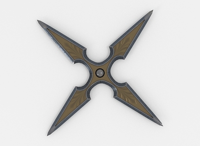 Modern Darts Shuriken 3d model