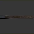 Sturdy Axe Weapon With Wooden Handle And Sharp Metal Head Design