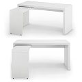 Modern Desk And Chair Sets With Drawers Shelves And Various Colors