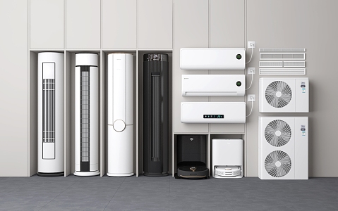 modern air conditioning 3d model