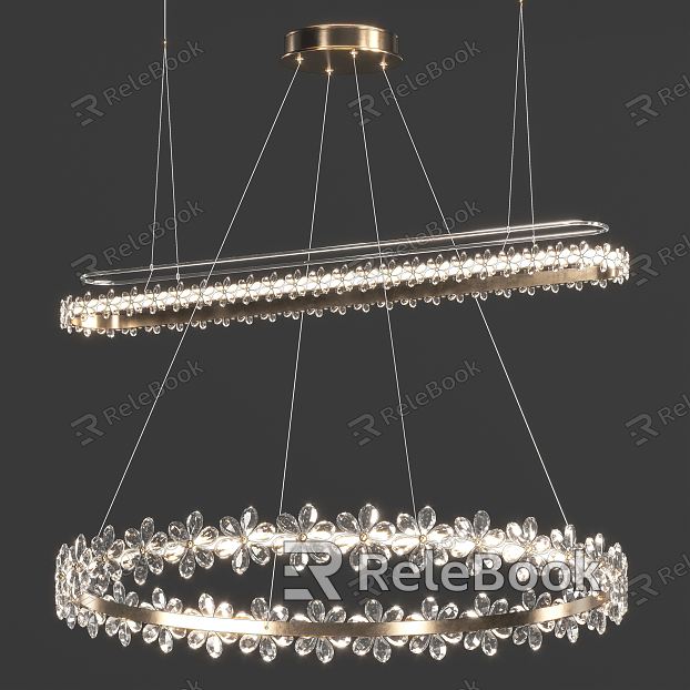 Modern Crystal Chandelier Crystal Chandelier Combination model