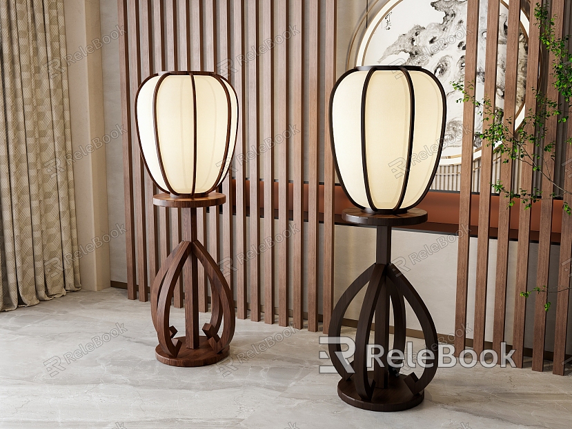 Floor lamp combination model