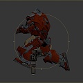 Mech Warrior Mech Soldier Machine Battlearm Mechanical Battlearm Machine Fighter Robot 3d model