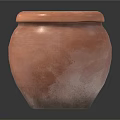 Handcrafted Clay Pottery Sculptures in Three Different Sizes with Smooth and Textured Details