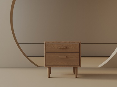 Modern Bedside Cabinet model