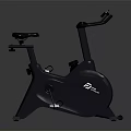 Fitness Equipment Modern Stationary Bike With Black Design For Home Gym Training