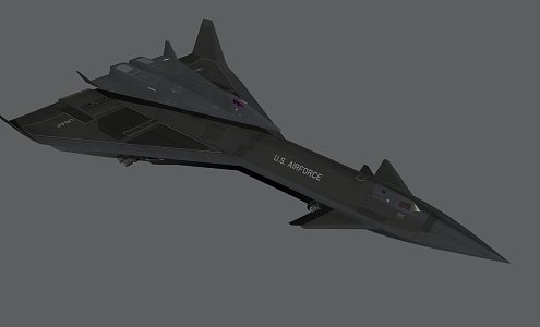 Aircraft Fighter 3d model