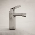 Modern Single Handle Bathroom Faucet With Chrome Finish And Sleek Contemporary Design