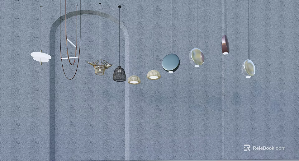 Modern Chandeliers With Unique Shapes And Stylish Designs For Interior Decor 3d model