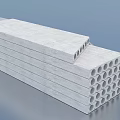 Stacked Precast Hollow Concrete Panels as Structural Building Components for Construction