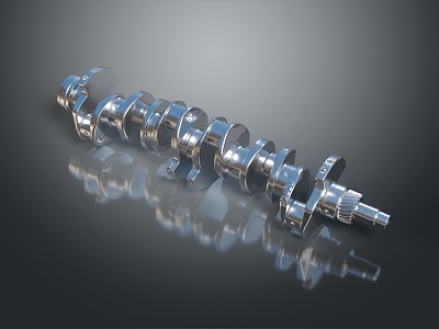 Modern Crankshaft Crankcase 3d model