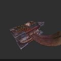 Mechanical Creature Character With Eye Structure Tongue Like Appendage And Flesh Details