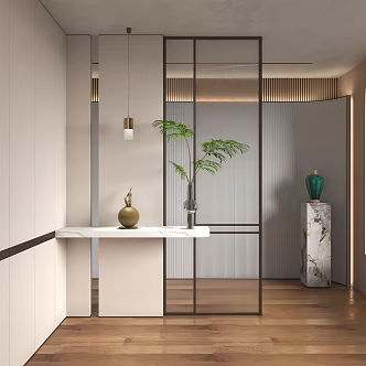 Modern Entrance 3d model