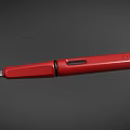 Red Fountain Pen With Sleek Modern Design Stainless Steel Nib And Comfortable Grip