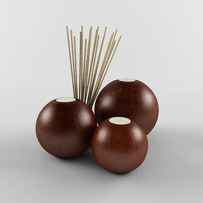 Modern ceramic ware ornaments 3d model