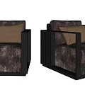 Single sofa 3d model
