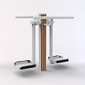 Outdoor Fitness Equipment With Double Pedals For Leg And Body Workout