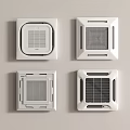 Ceiling type central air conditioning combination 3d model