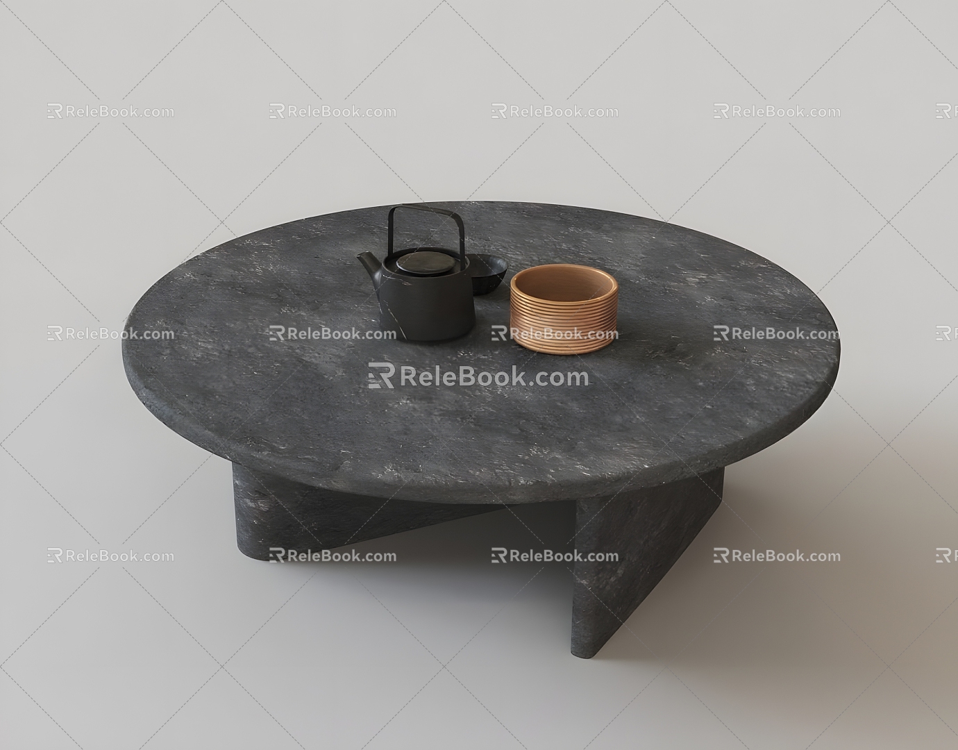 Coffee Table Coffee Table Table Table Round Table Home Furniture Tea Set Round Table Simple 3d model