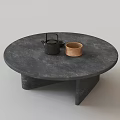 Coffee Table Coffee Table Round Table Home Furniture Tea Set Round Table Simple 3d model